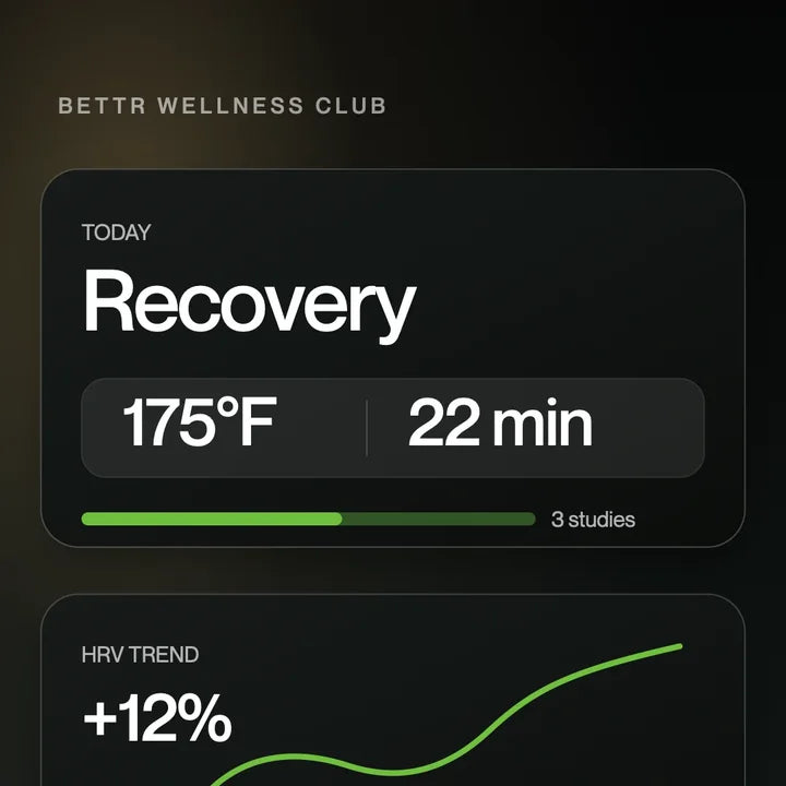 Bettr app — today's guided protocol